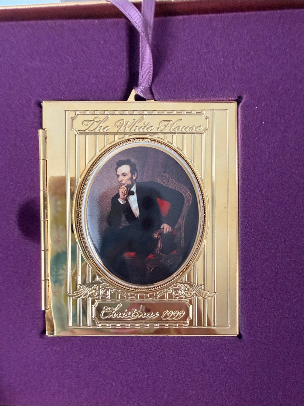 White House Historical Society 1999 Lincoln Ornament